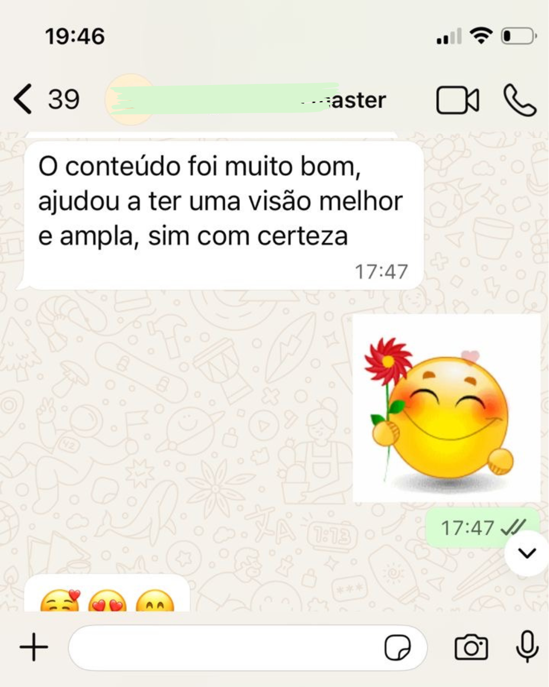 Depoimento WhatsApp 1