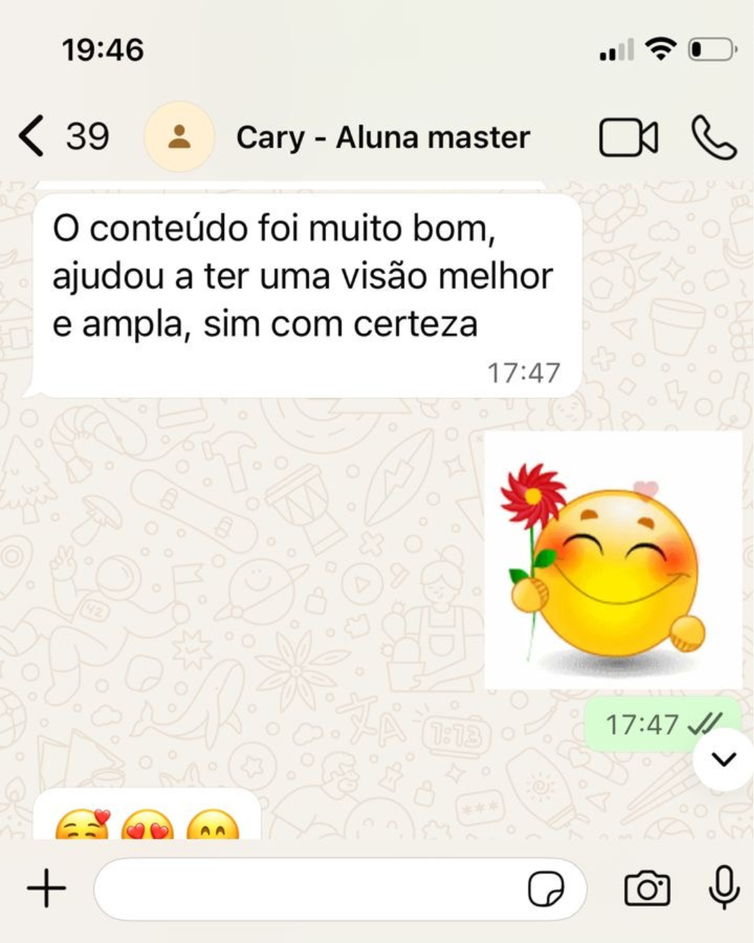 Depoimento WhatsApp 3
